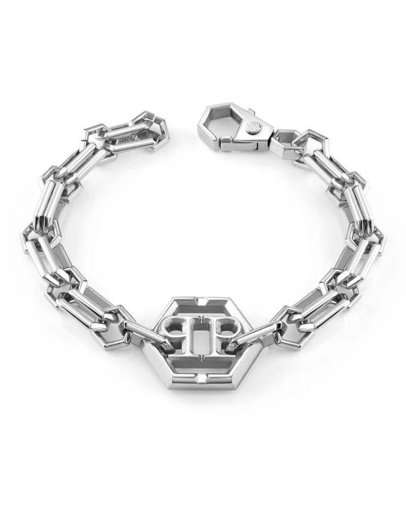 Philipp Plein Unity Armband aus Stahl - Silber Silber