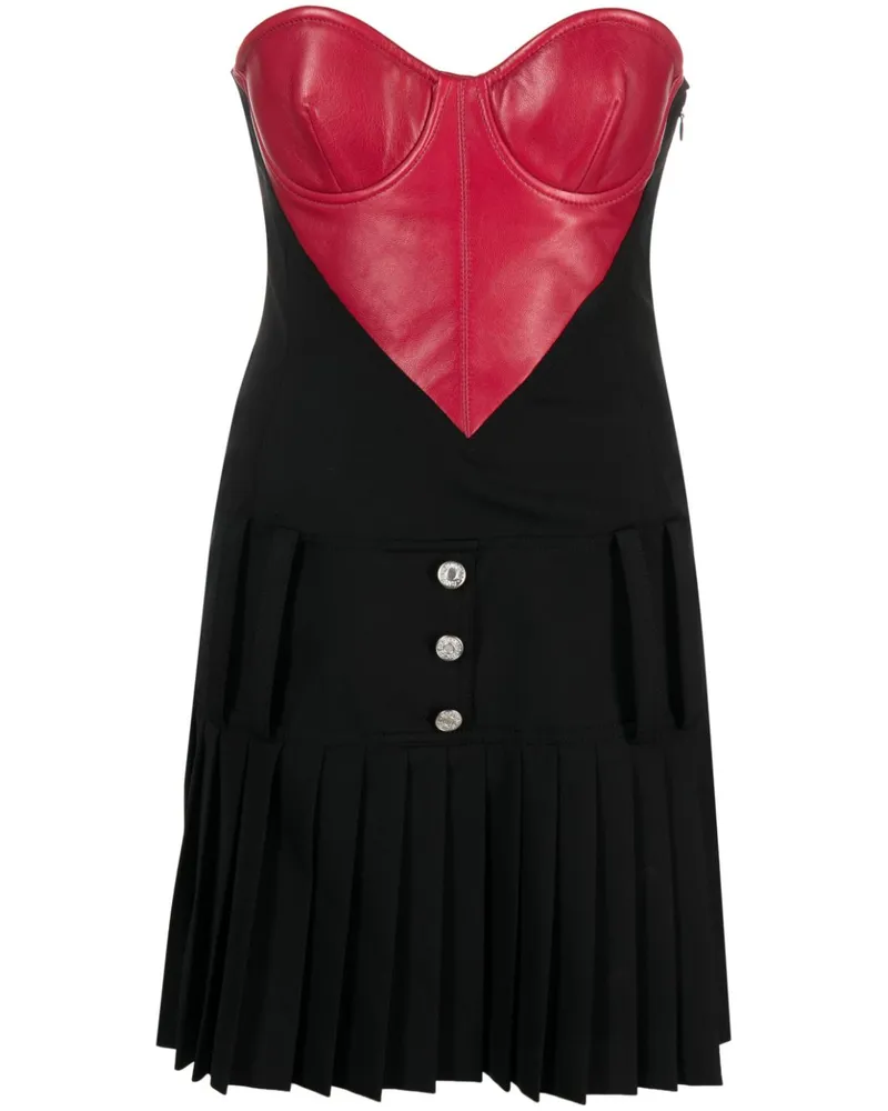 Moschino Minikleid mit Herzen - Schwarz Schwarz