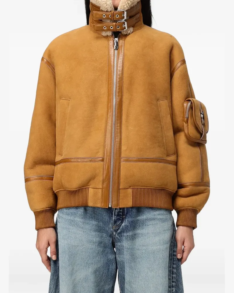 COPERNI buckle-fastening jacket - Braun Braun