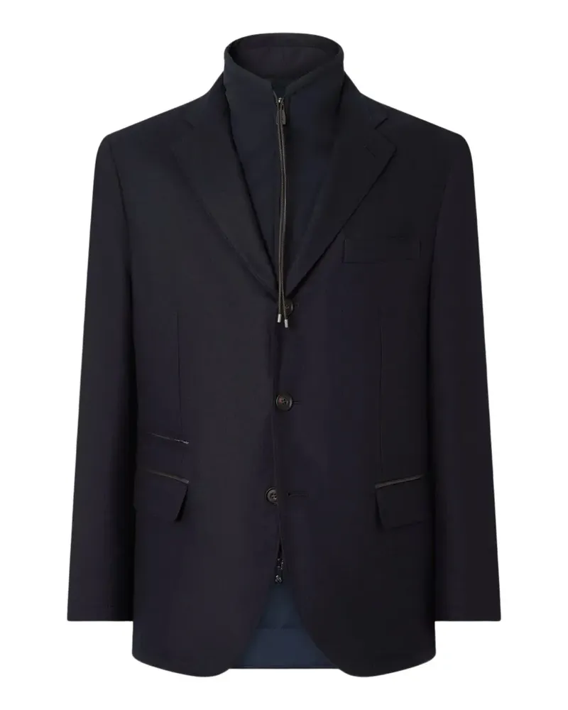 Corneliani Jacke mit Reißverschluss - Blau Blau