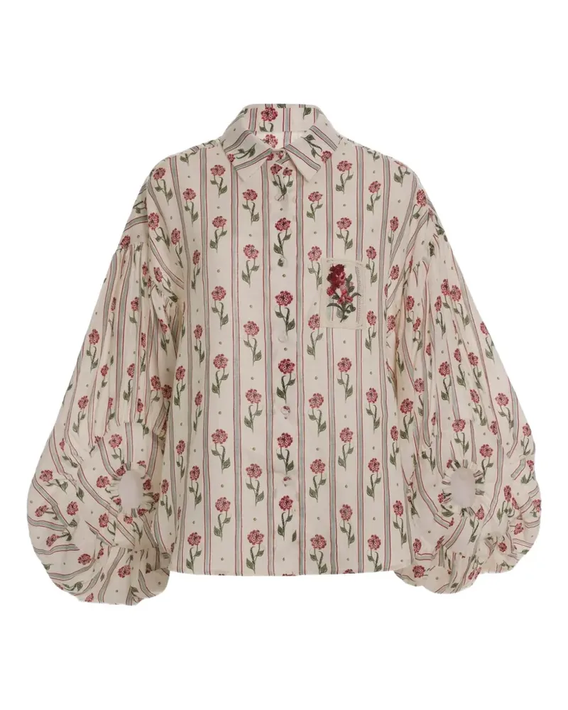 AGUA BENDITA Agar Mosqueta Bluse - Nude Nude
