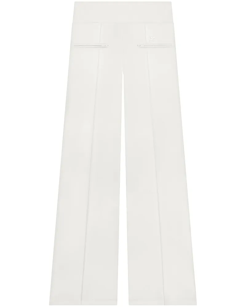 Courrèges Interlock Jogginghose - Weiß Weiß