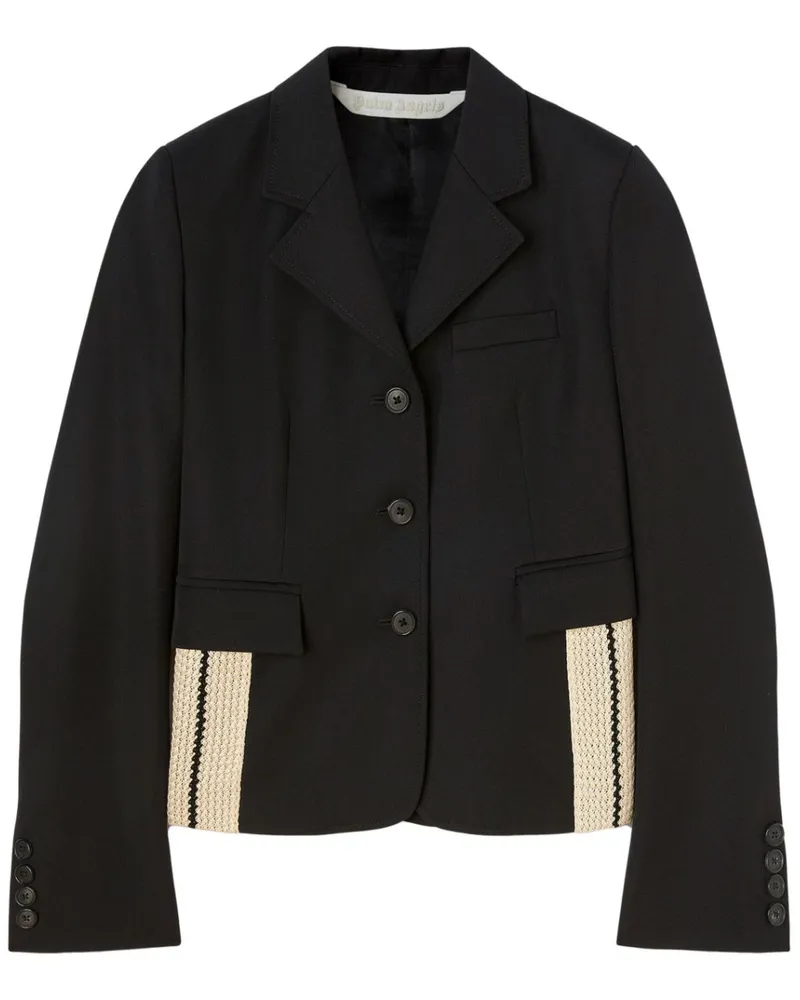 Palm Angels Blazer mit Verzierung - Schwarz Schwarz