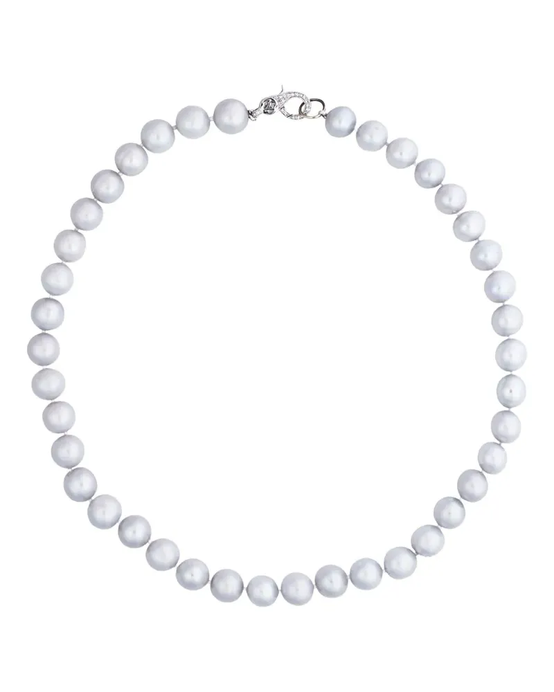 Loree Rodkin 14K white gold pearl and diamond necklace - Silber Silber