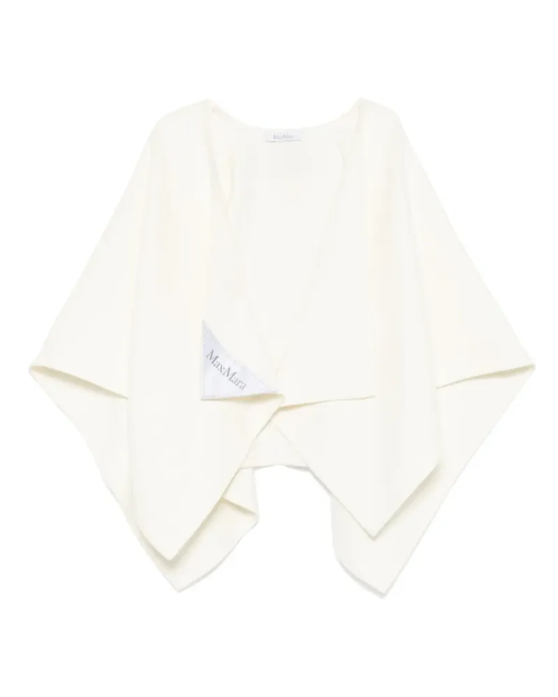 Max Mara Asymmetrischer Poncho - Nude Nude
