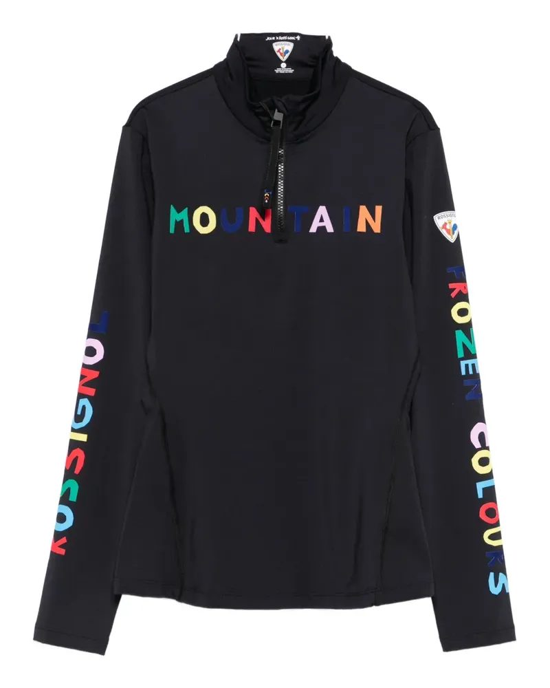 Rossignol JCC Booster half-zip performance sweatshirt - Schwarz Schwarz