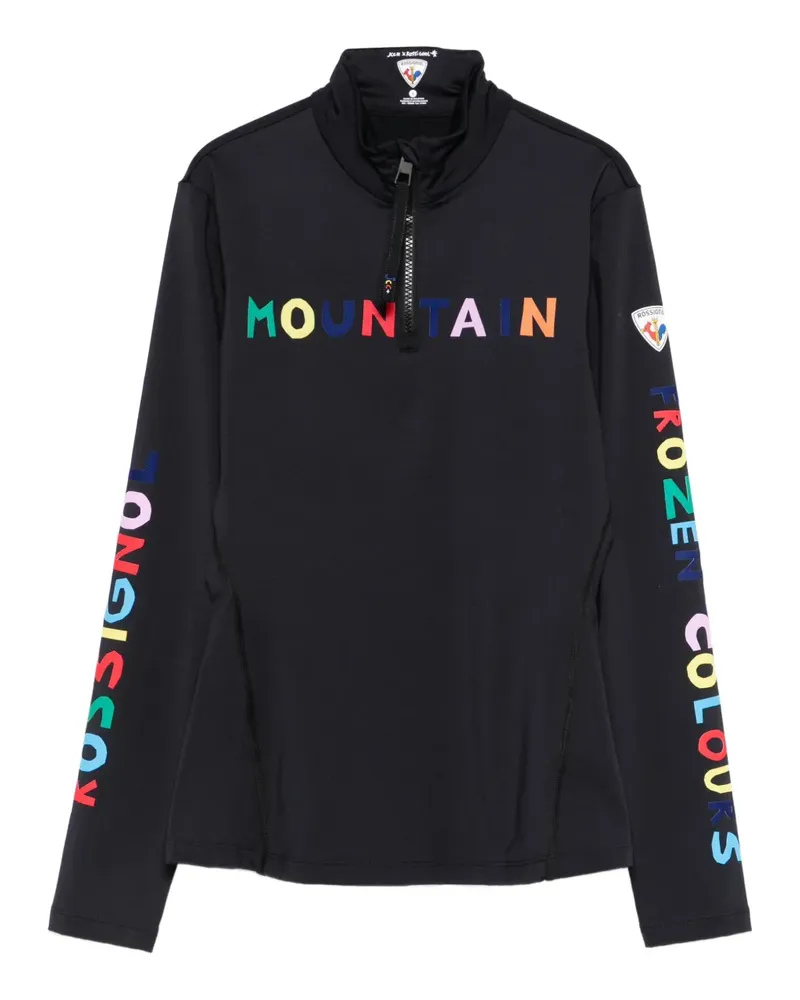 Rossignol JCC Booster half-zip performance sweatshirt - Schwarz Schwarz