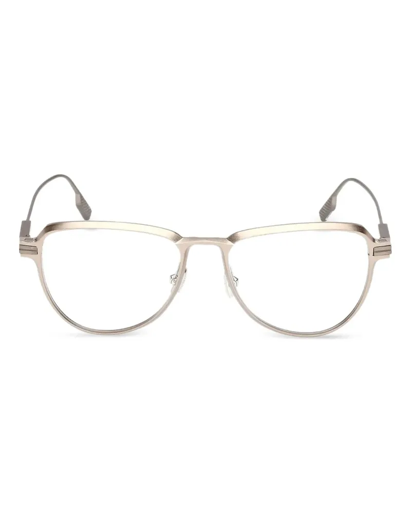 Ermenegildo Zegna Brille mit rundem Gestell - Gold Gold