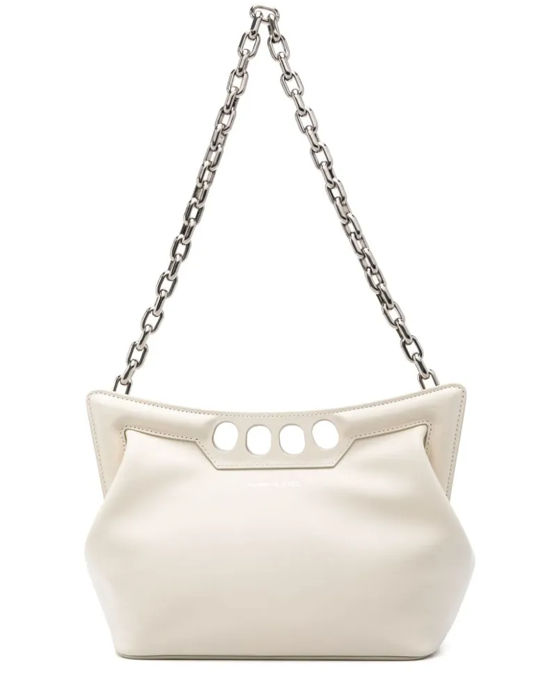 Alexander McQueen The Peak Mini-Tasche - Weiß Weiß