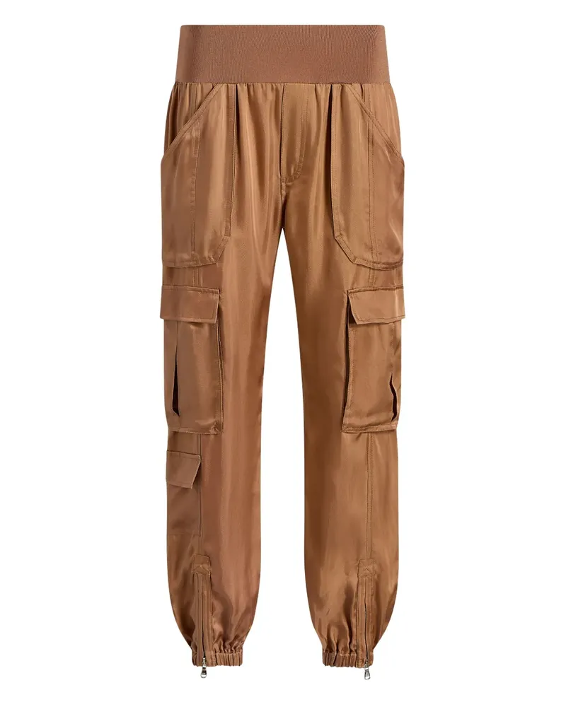Cinq à Sept Raven Cargohose mit elastischem Bund - Braun Braun