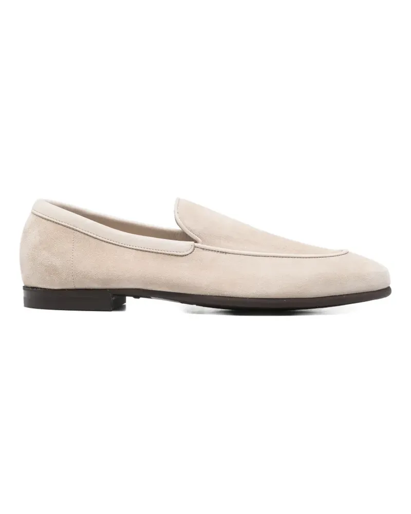 John Lobb natural piped loafers - Nude Nude
