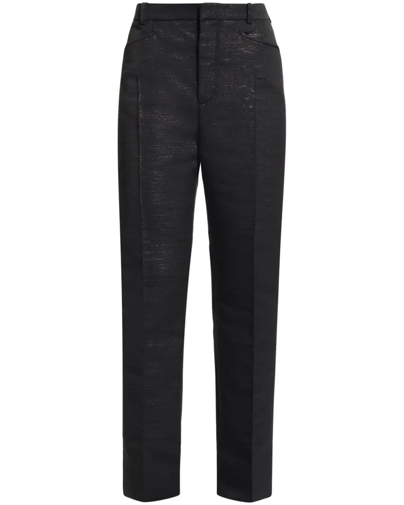 Tom Ford Wallis Lurex-Hose - Schwarz Schwarz