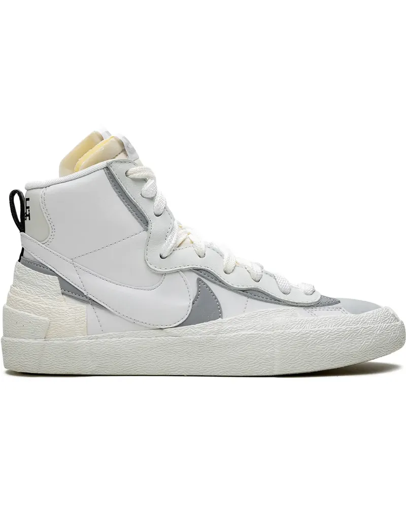 Nike x Sacai 'Blazer' High-Top-Sneakers - Weiß Weiß
