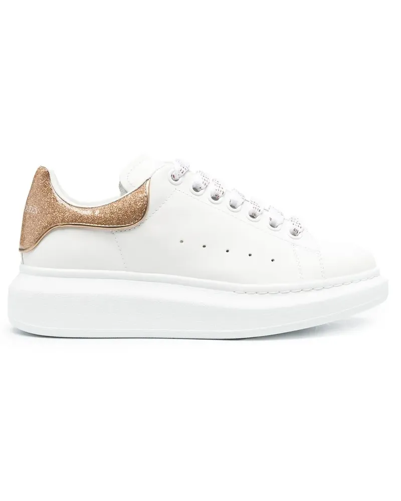 Alexander McQueen Oversized-Sneakers mit Glitter - Weiß Weiß
