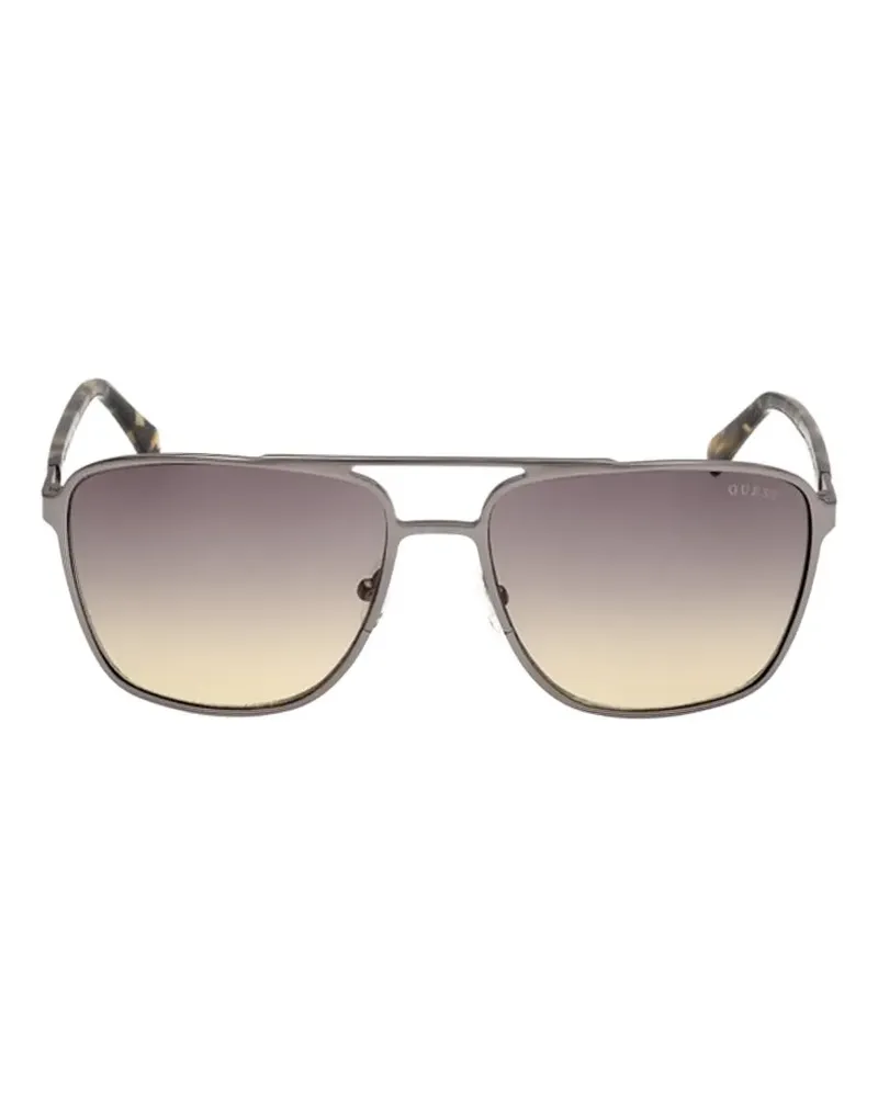 Guess double-bridge sunglasses - Silber Silber