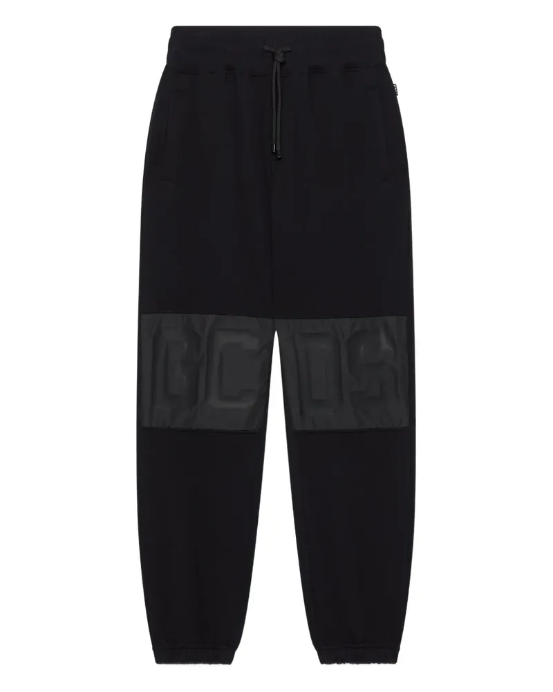 GCDS Hose mit geprägten Einsätzen - Schwarz Schwarz