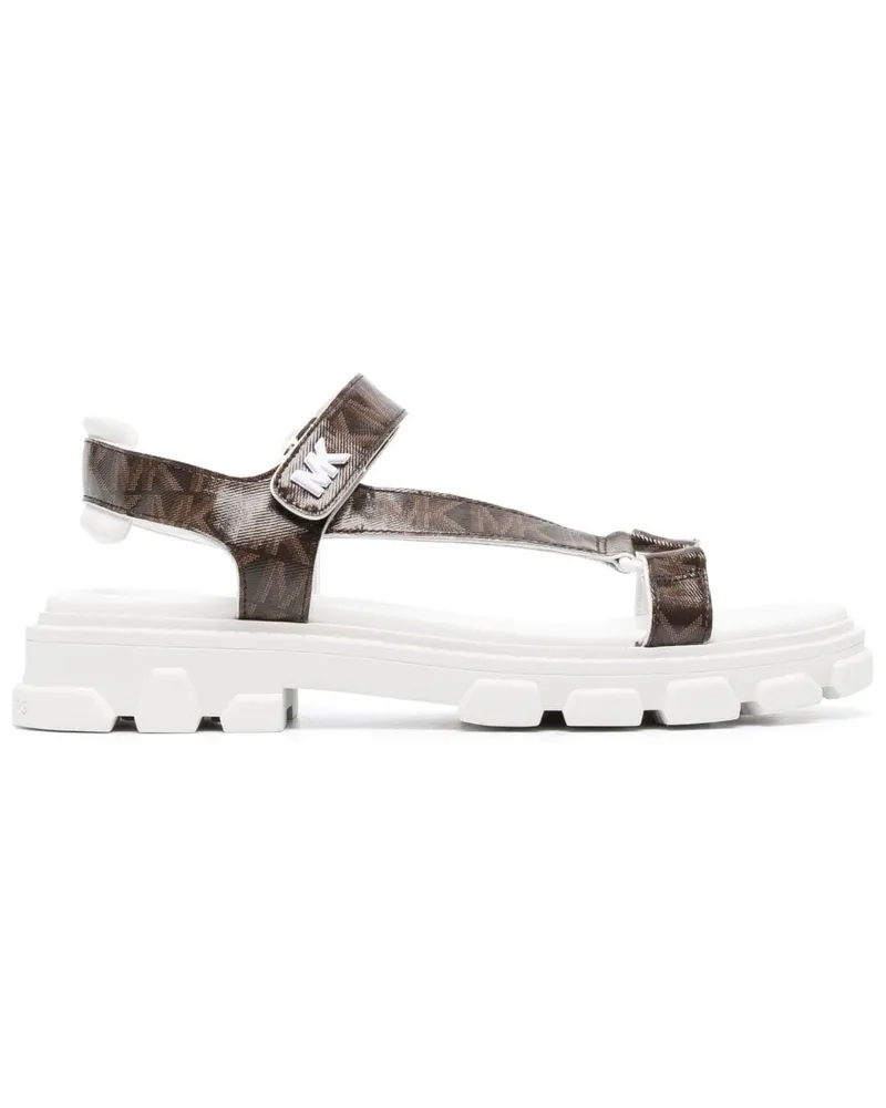 Michael Kors Sandalen mit Print - Braun Braun