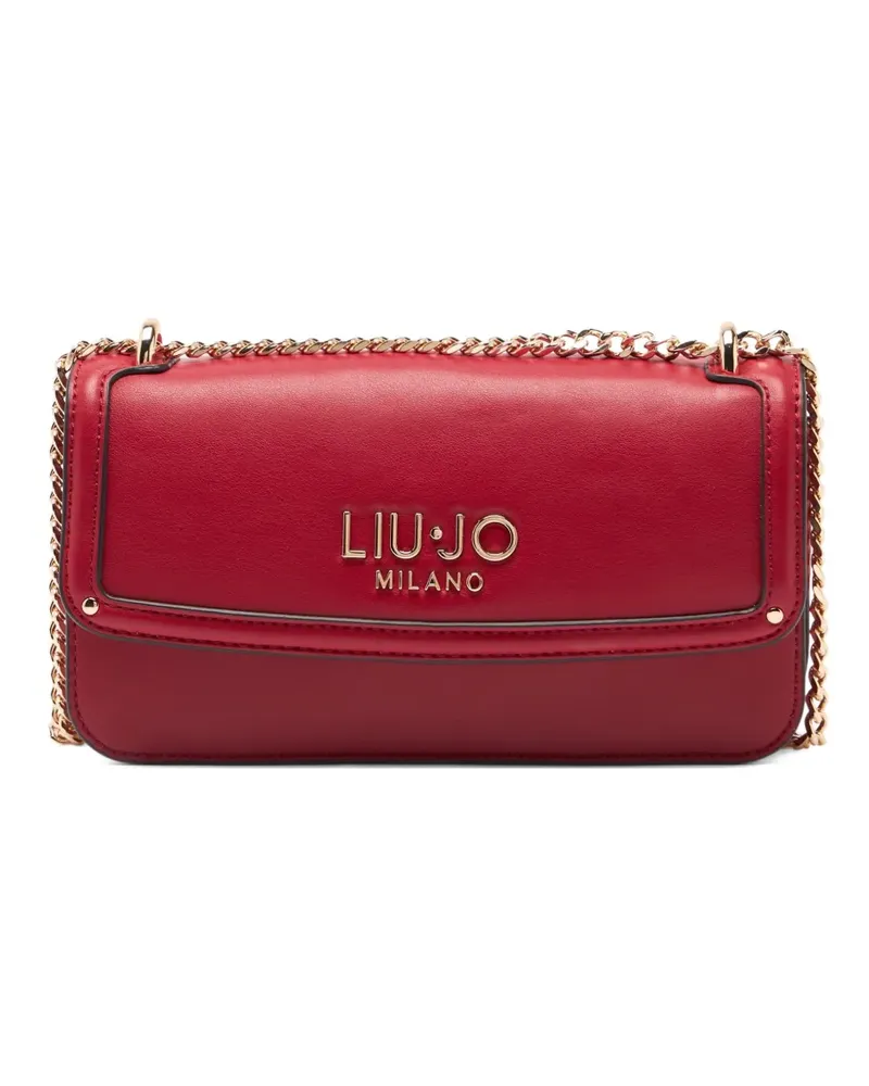 Liu Jo small logo lettering chain satchel - Rot Rot