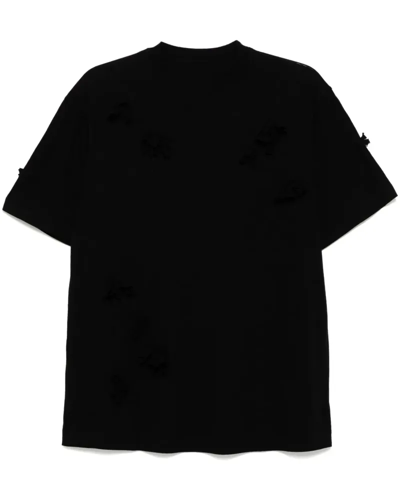 JNBY Bestickte T-Shirts - Schwarz Schwarz