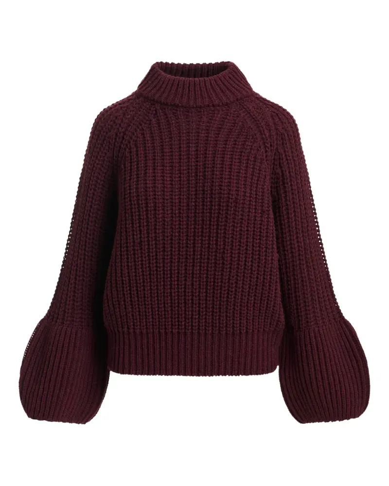Essentiel Kristian Rollkragenpullover - Rot Rot
