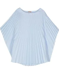 Blanca Plissierte Bluse Blau