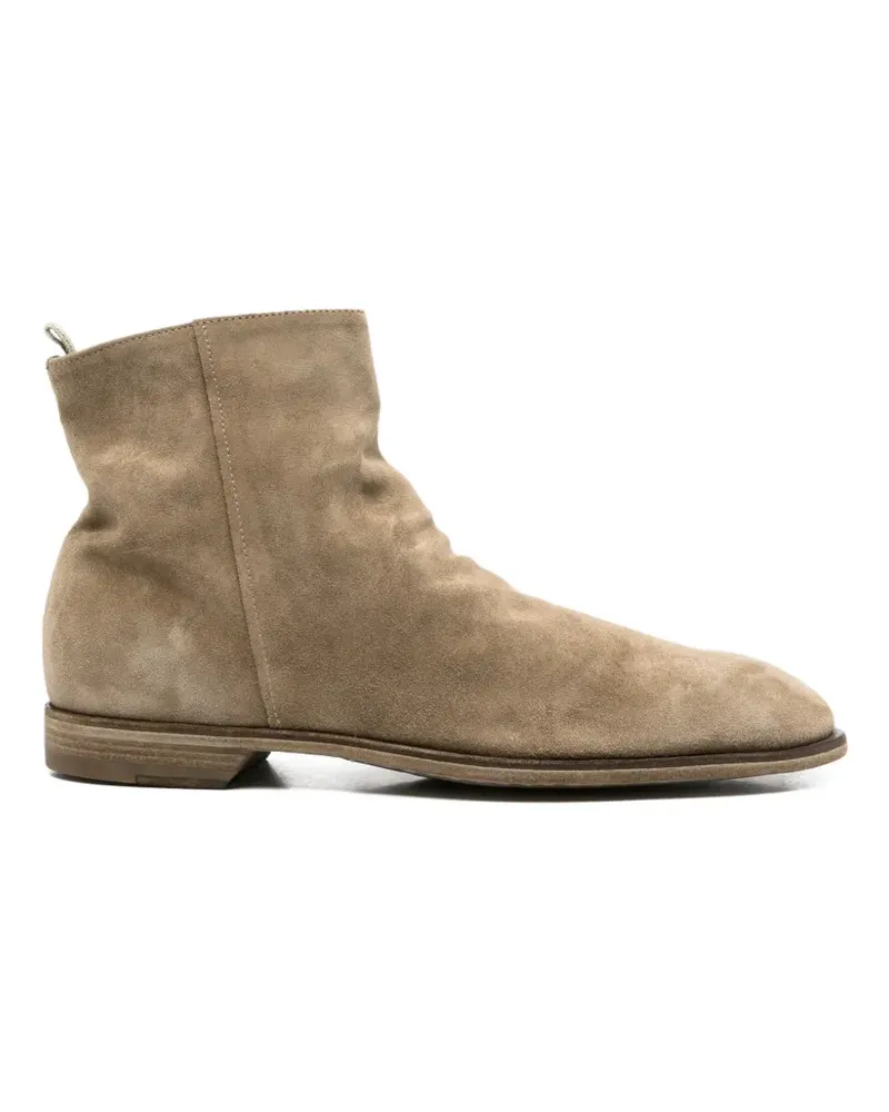 Officine Creative Italia zip-up boots - Nude Nude