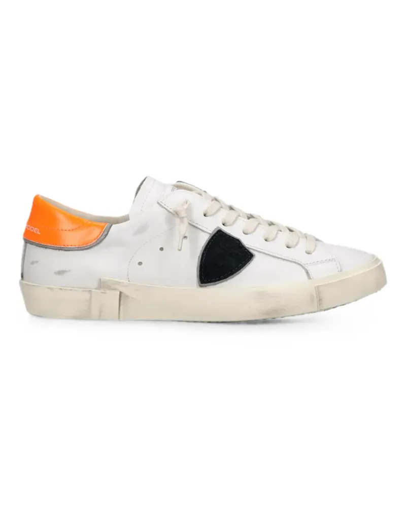 Philippe Model PRSX Sneakers mit Logo-Patch - Weiß Weiß