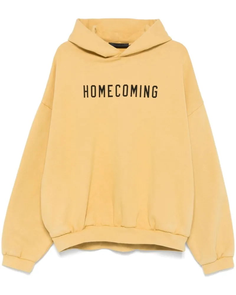 Fear of God Hoodie mit Text-Print - Gelb Gelb