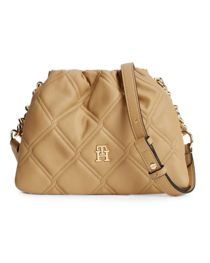 Tommy Hilfiger quilted ruched shoulder bag - Nude Nude
