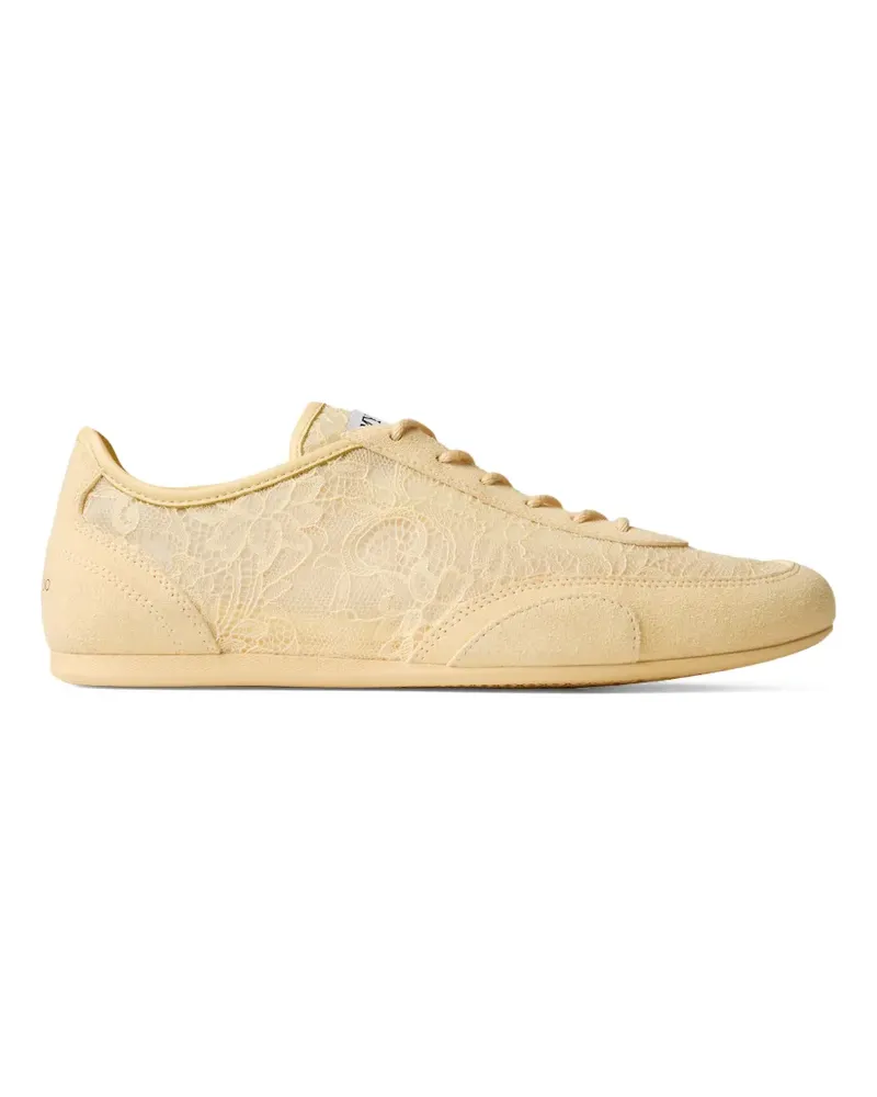 Jimmy Choo Sunny F lace sneakers - Nude Nude