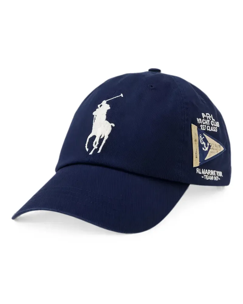 Ralph Lauren Baseballkappe mit Logo-Stickerei - Blau Blau