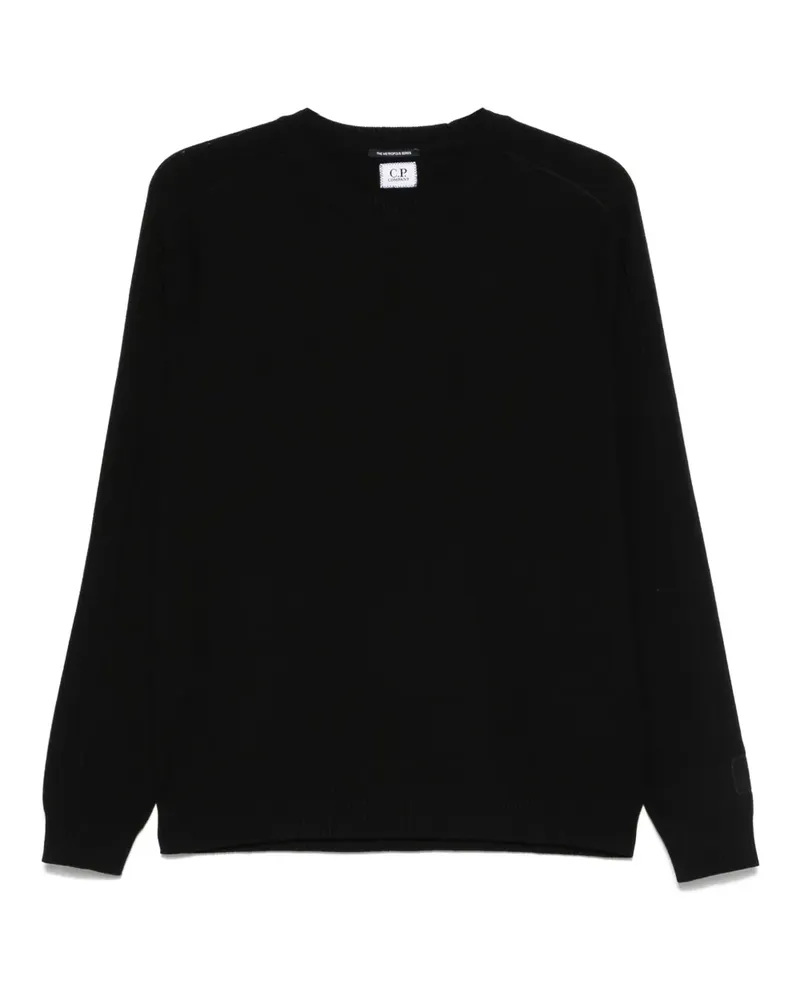 C.P. Company Gerippter Pullover - Schwarz Schwarz