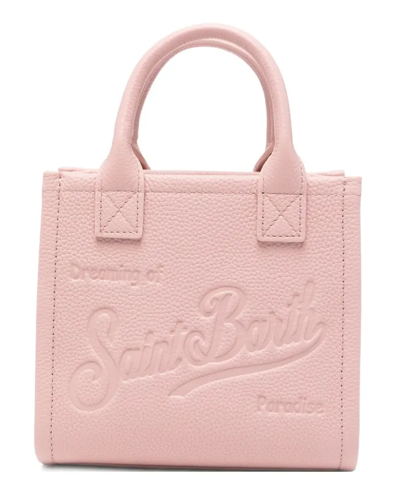 MC2 Saint Barth Vanity logo-debossed tote bag - Rosa Rosa