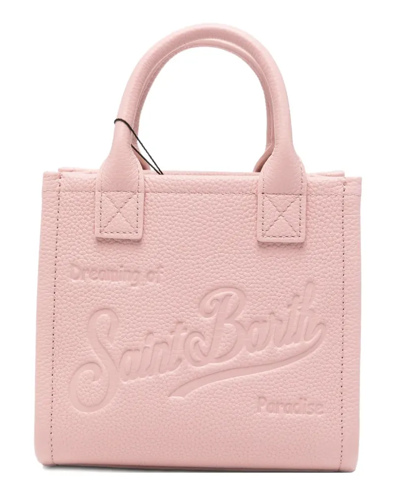 MC2 Saint Barth Vanity logo-debossed tote bag - Rosa Rosa