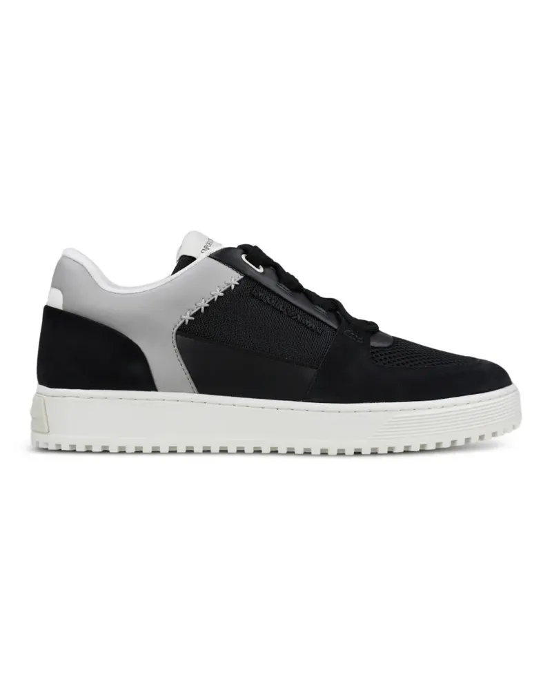 Emporio Armani panelled mesh sneakers - Schwarz Schwarz