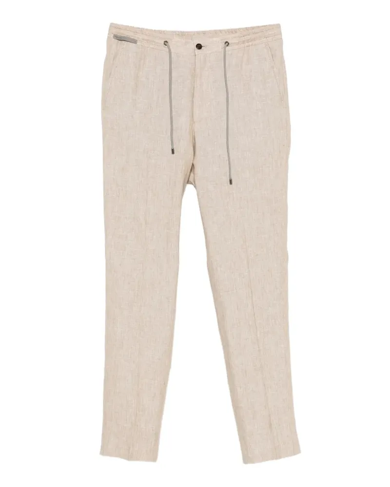 Corneliani drawstring trousers - Nude Nude