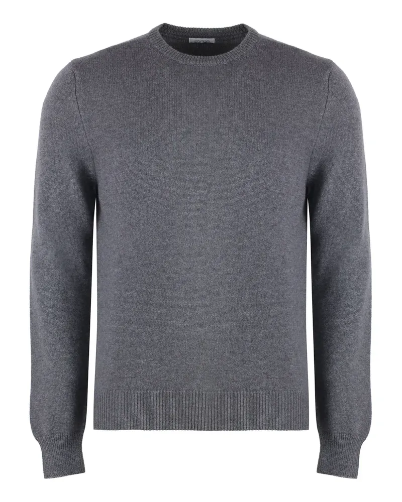 Malo Kaschmirpullover mit Rundhalsausschnitt - Grau Grau