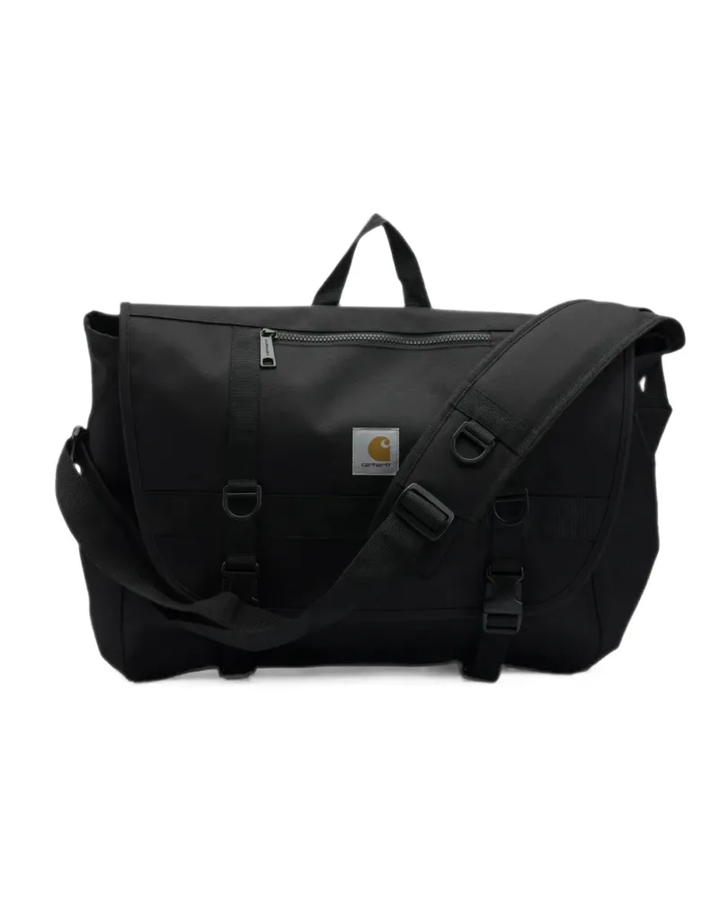 Carhartt WIP logo-patch buckle-fastening shoulder bag - Schwarz Schwarz