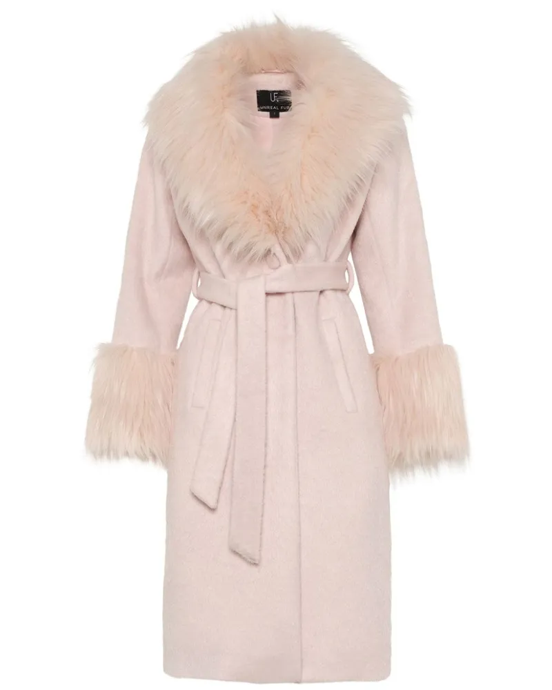 UNREAL FUR Paris Mantel - Nude Nude