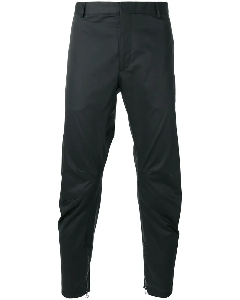 Lanvin Hose mit Reißverschlüssen - Schwarz Schwarz