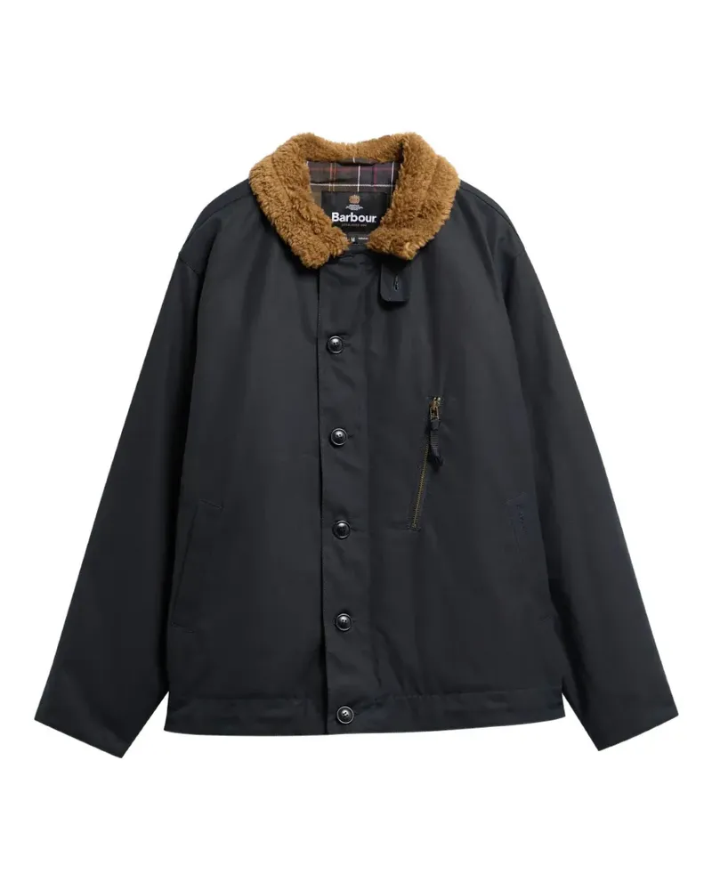 Barbour Gewachste Macklow Jacke - Blau Blau