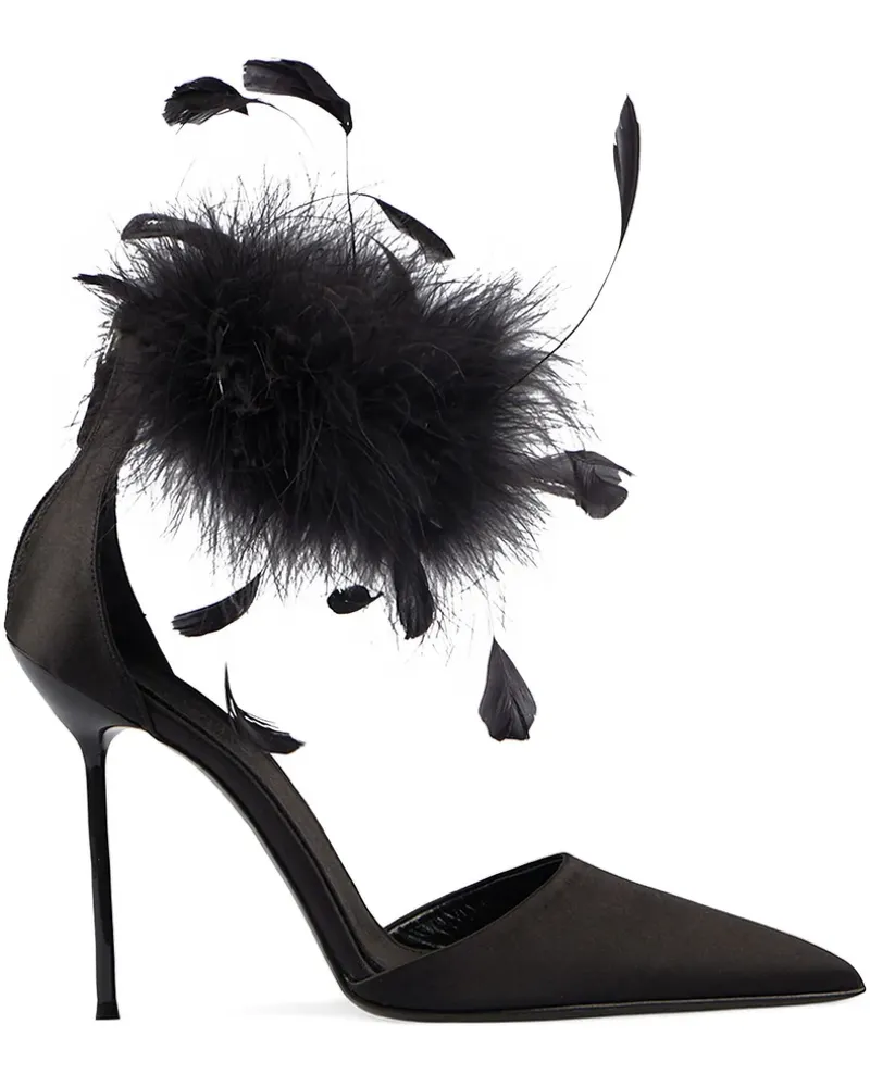 Paris Texas Lidia Pumps 105mm - Schwarz Schwarz