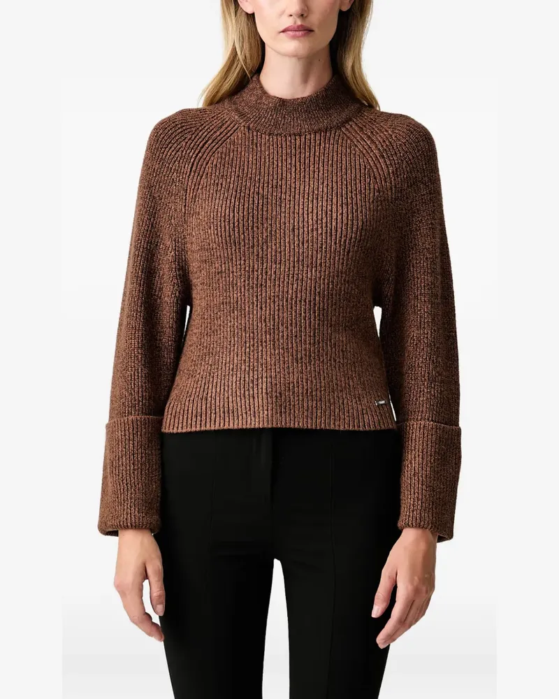 DKNY Pullover mit Raglanärmeln - Braun Braun
