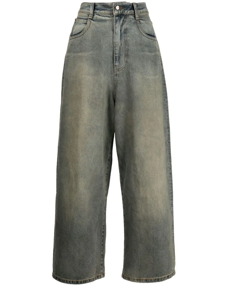 JNBY Weite Jeans mit hohem Bund - Blau Blau