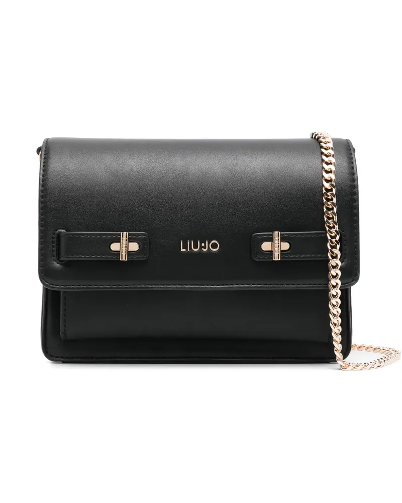 Liu Jo Umhängetasche mit Logo - Schwarz Schwarz