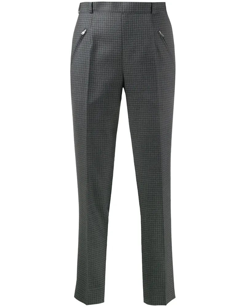Maison Margiela Karierte Tapered-Hose - Grau Grau