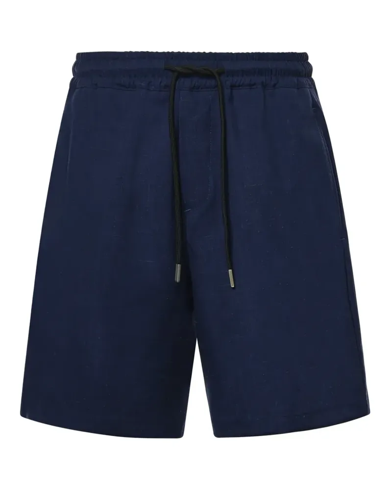 Giuliano Galiano Sense drawstring elasticated-waist shorts - Blau Blau