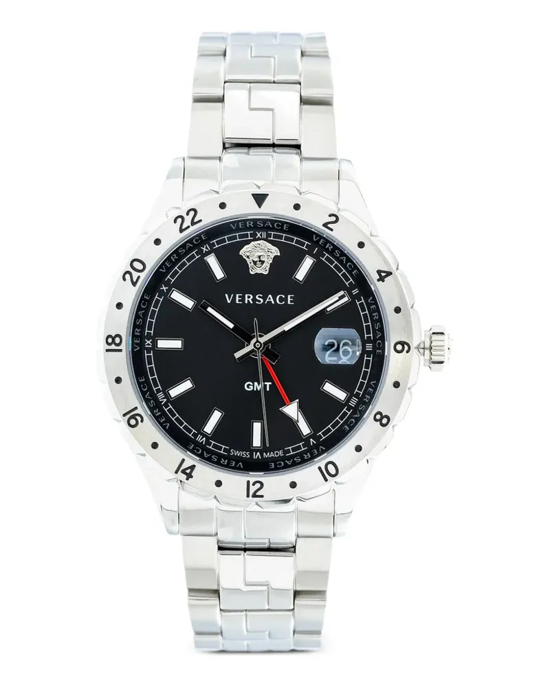 Versace Greca GMT 42mm watch - Schwarz Schwarz