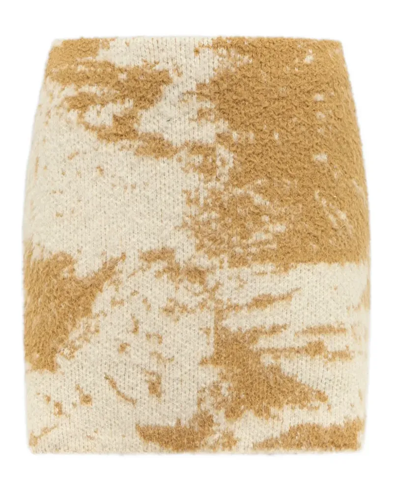 Laneus Rock mit Jacquardmuster - Nude Nude