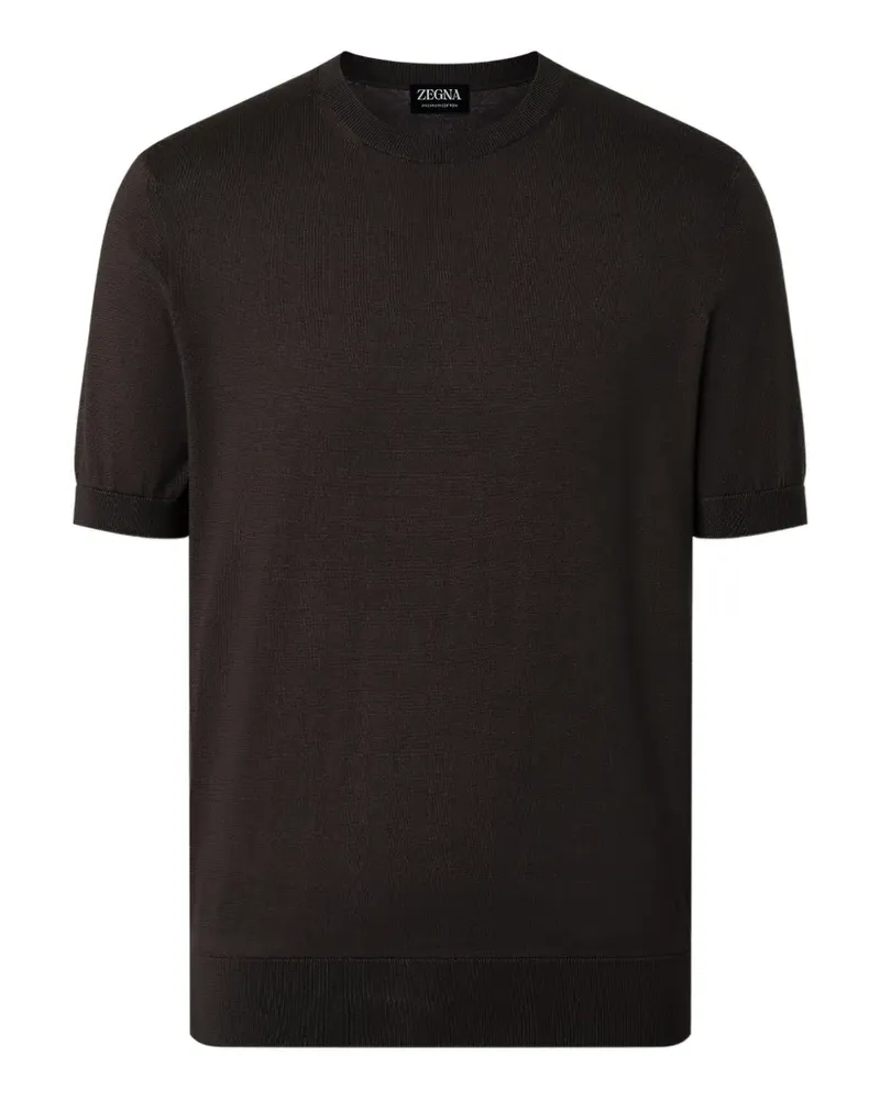 Ermenegildo Zegna Klassisches T-Shirt - Braun Braun
